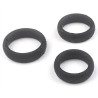 Generique Kit de 3 cockrings silicone Thick Set